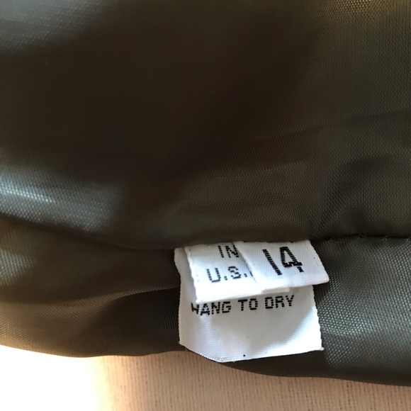 Skirt light green full lines size 14 - Picture 6 of 12